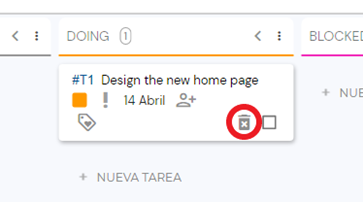 Como eliminar una tarea Como eliminar una tarea